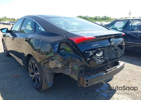 2021 Honda Civic Sport z USA, uszkodzony, nr VIN 2HGFC2F82MH548790